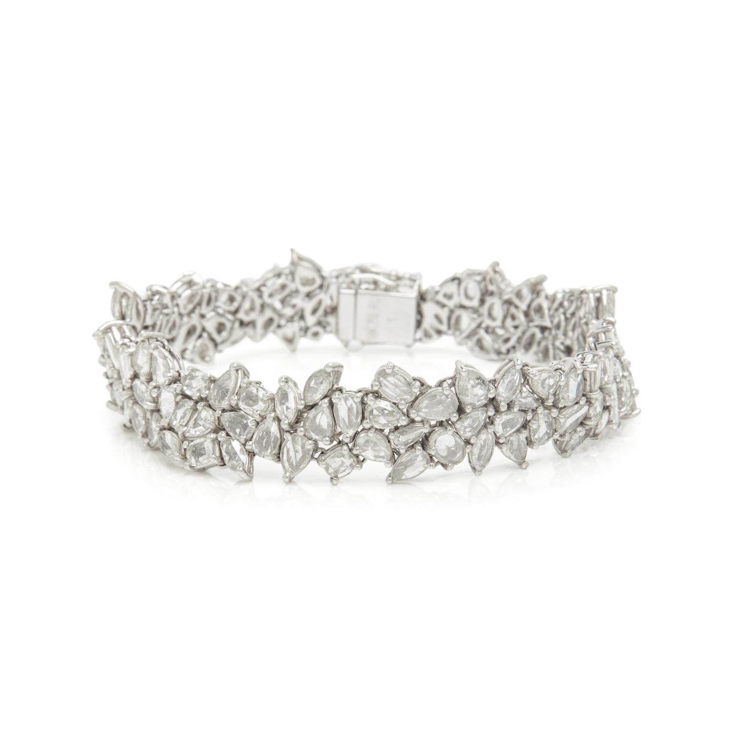 WHITE GOLD AND DIAMOND BRACELET