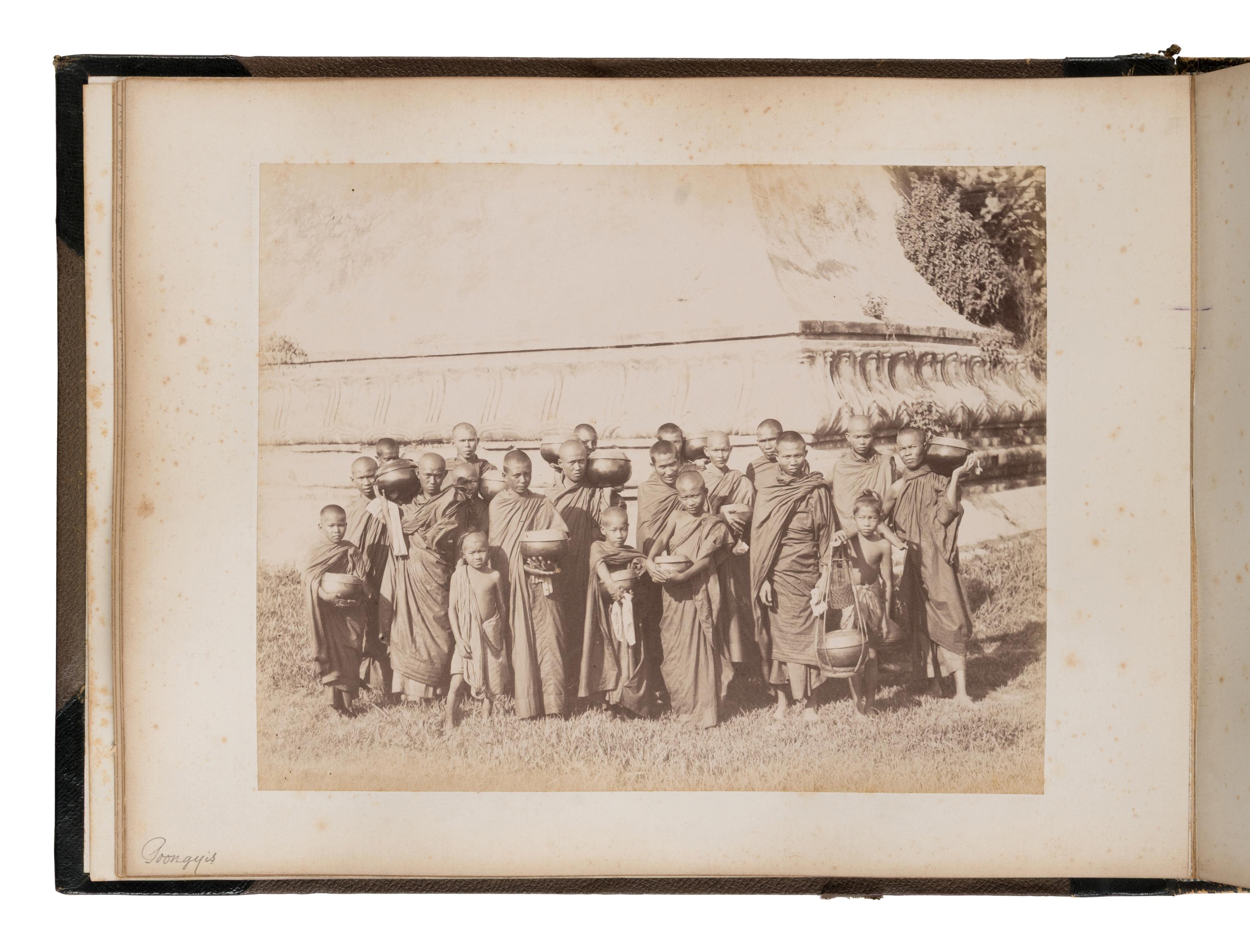 [Travel & Exploration]. Beato, Felice (1832-1909). An album containing photographs of Mandalay, ca 1886.