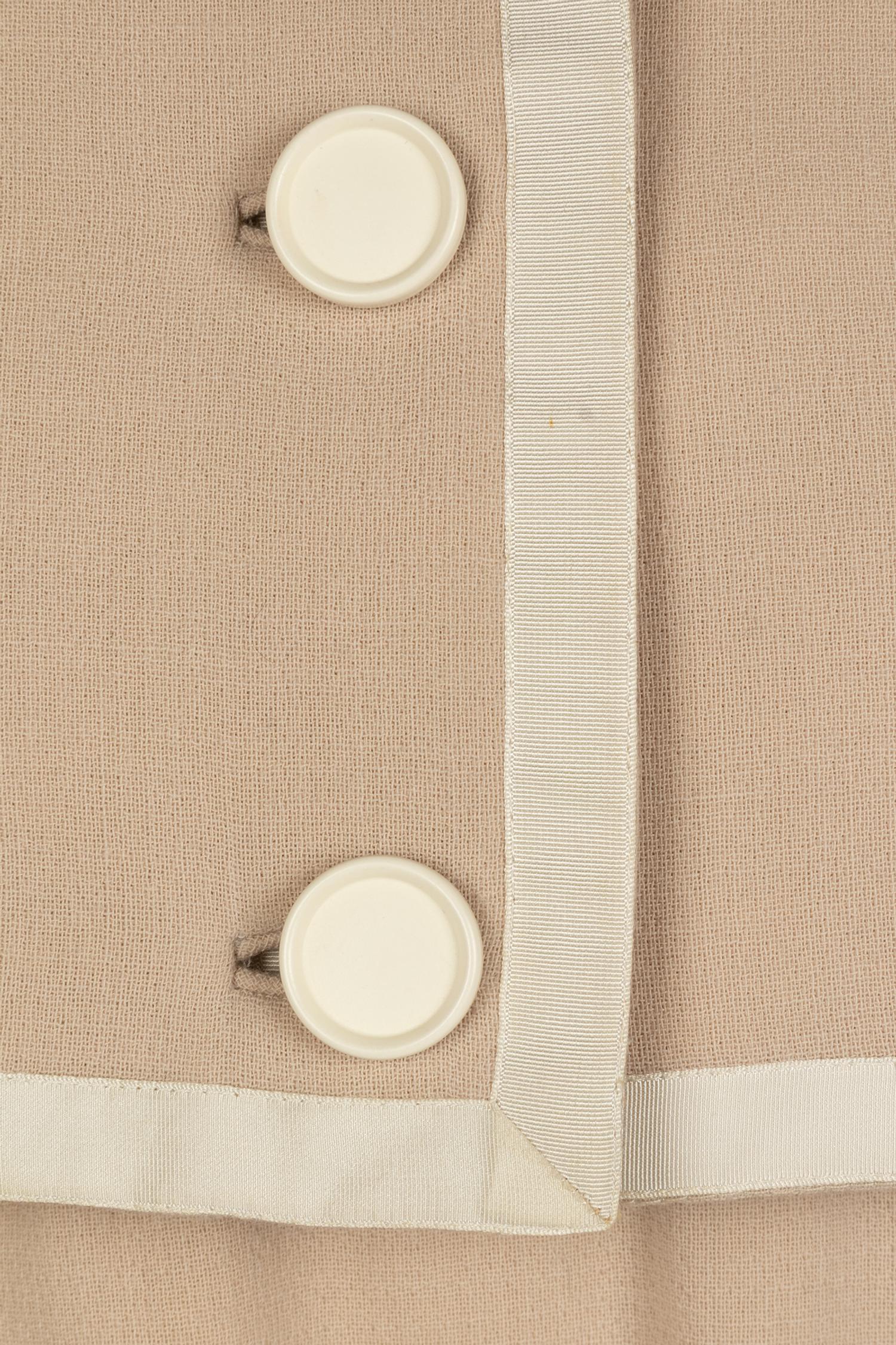 Two Vintage Dresses: One Courrèges and One Geoffrey Beane Two-Piece Ensemble, 1960s-1970s