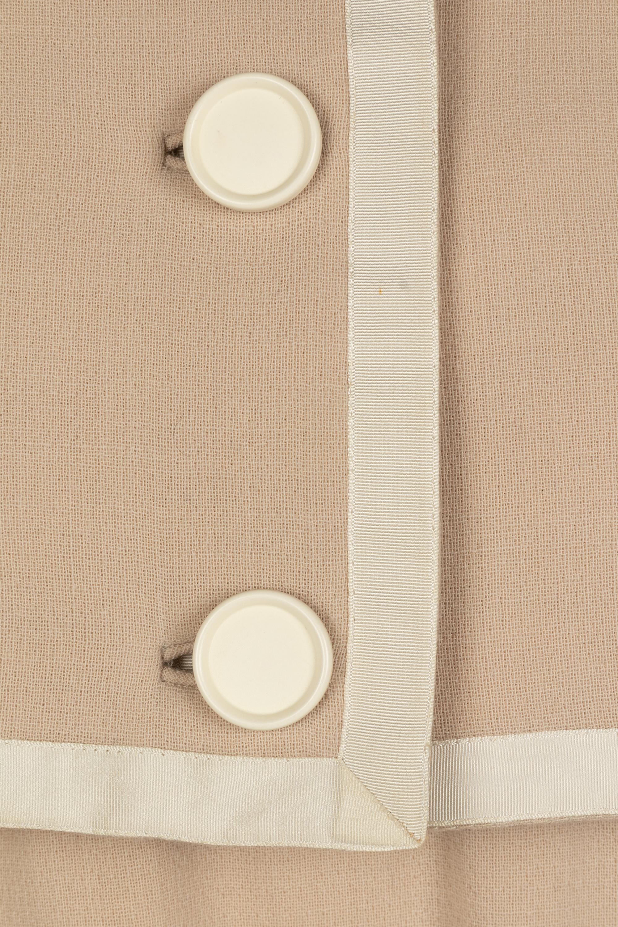 Two Vintage Dresses: One Courrèges and One Geoffrey Beane Two-Piece Ensemble, 1960s-1970s
