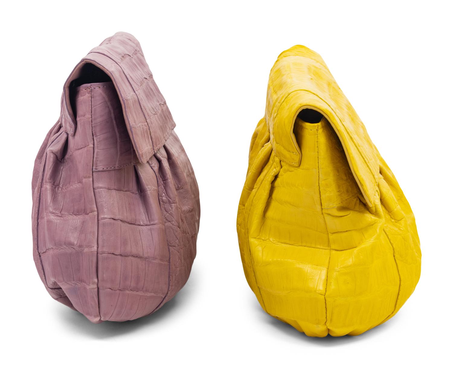 Two Nancy Gonzalez Crocodile Clutches