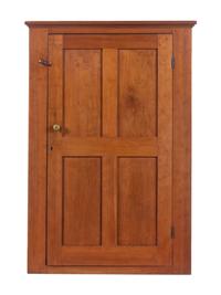 A Federal Style Cherrywood Low Cabinet