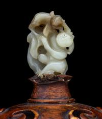 A Pair of Chinese Sancai Glazed Porcelain Tripod Ding Vessels
