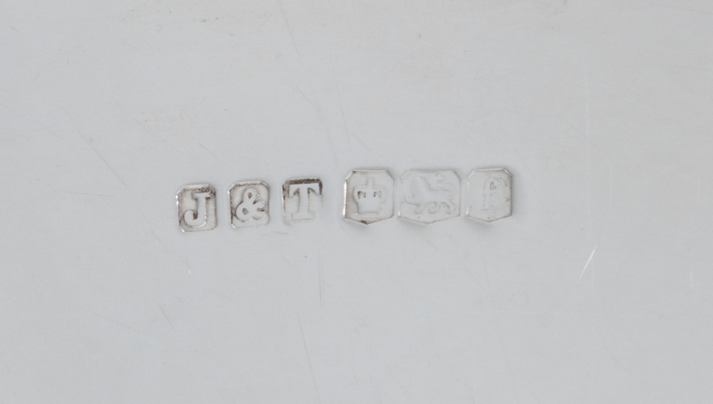 A Pair of George V Silver Covered Entrees, Jenkins & Timm, Sheffield, 1923, each of shaped rectangular form with raised edges and handl