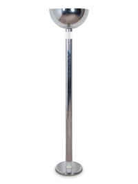 A Contemporary Chrome and Lucite Uplighter — IN THE MANNER OF KARL SPRINGER, 20TH CENTURY