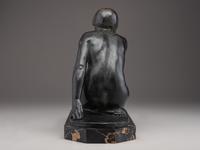 Seated Art Deco Maiden