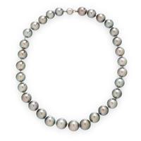 CULTURED GRAY PEARL NECKLACE