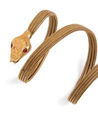 YELLOW GOLD SNAKE BRACELET