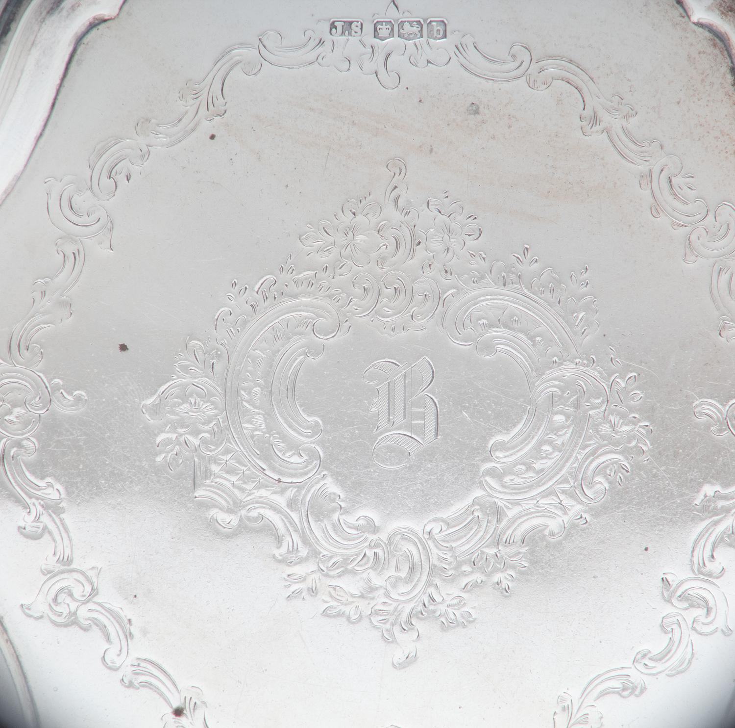Three English Silver Waiters