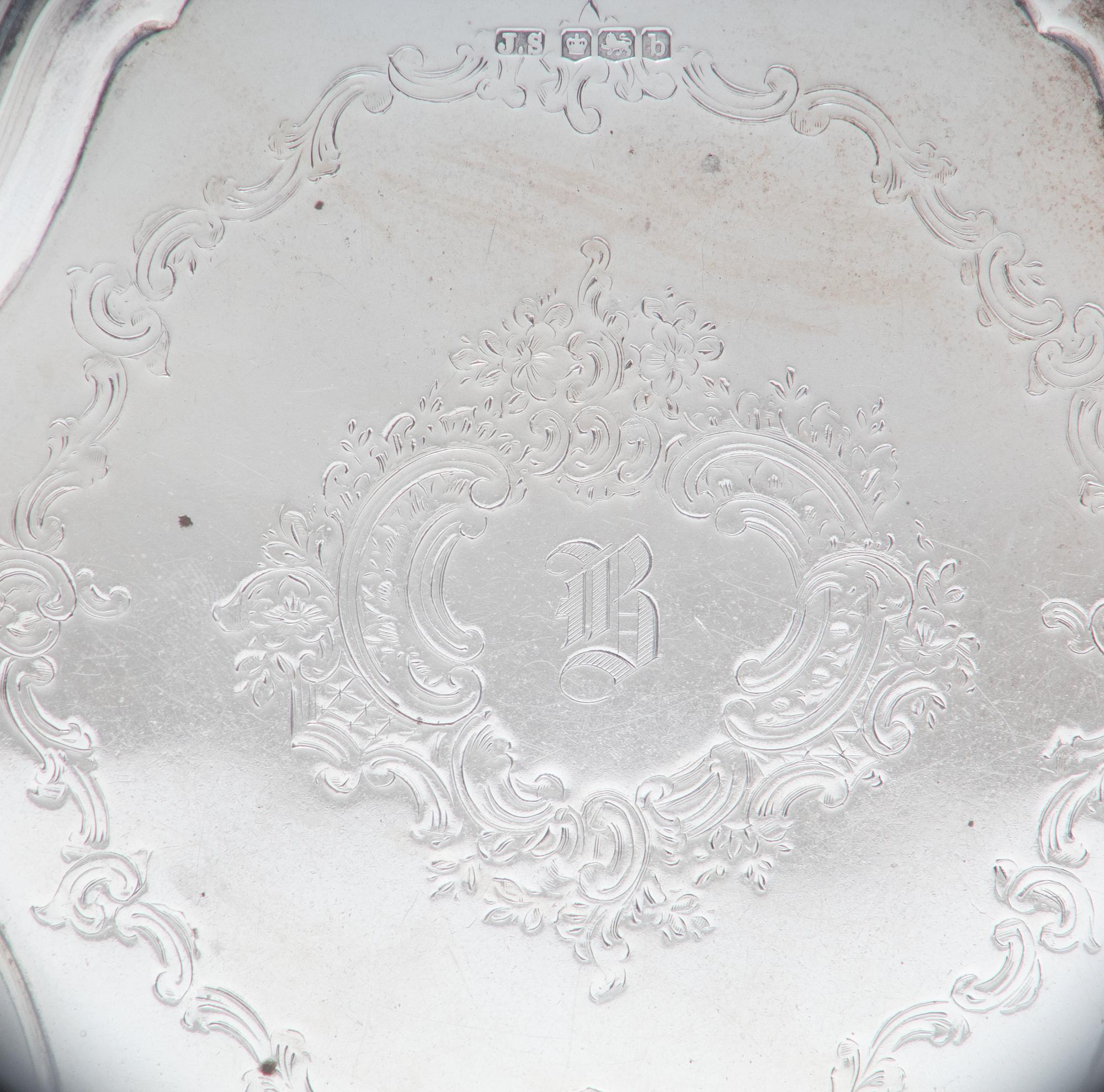 Three English Silver Waiters