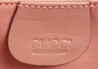 Gucci Pink Lizard Front Lock Handbag