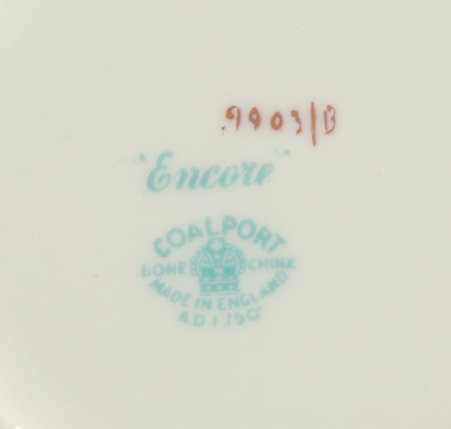 A Coalport Porcelain Encore Dinner Service