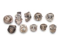 Navajo and Taos Silver and Turquoise Rings