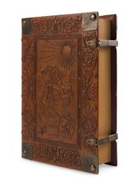 [BINDING - ERNST RÜCKERT]. LUTHER, Martin (1483-1586). Biblia, Das Ist: Die Gantze Heilige Schrift, Altes und Neues Testaments... Lüneburg: Sternischen Buchdruderen, 1750.