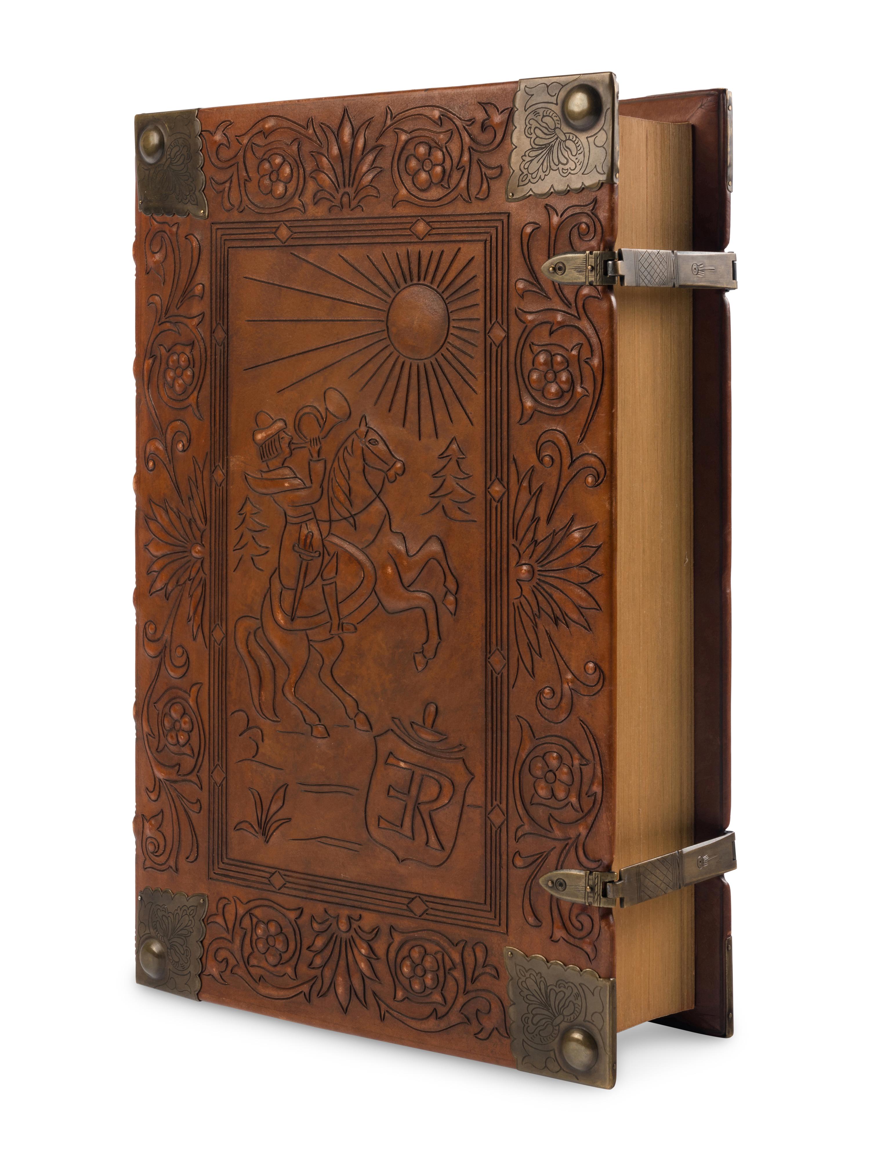 [BINDING - ERNST RÜCKERT]. LUTHER, Martin (1483-1586). Biblia, Das Ist: Die Gantze Heilige Schrift, Altes und Neues Testaments... Lüneburg: Sternischen Buchdruderen, 1750.