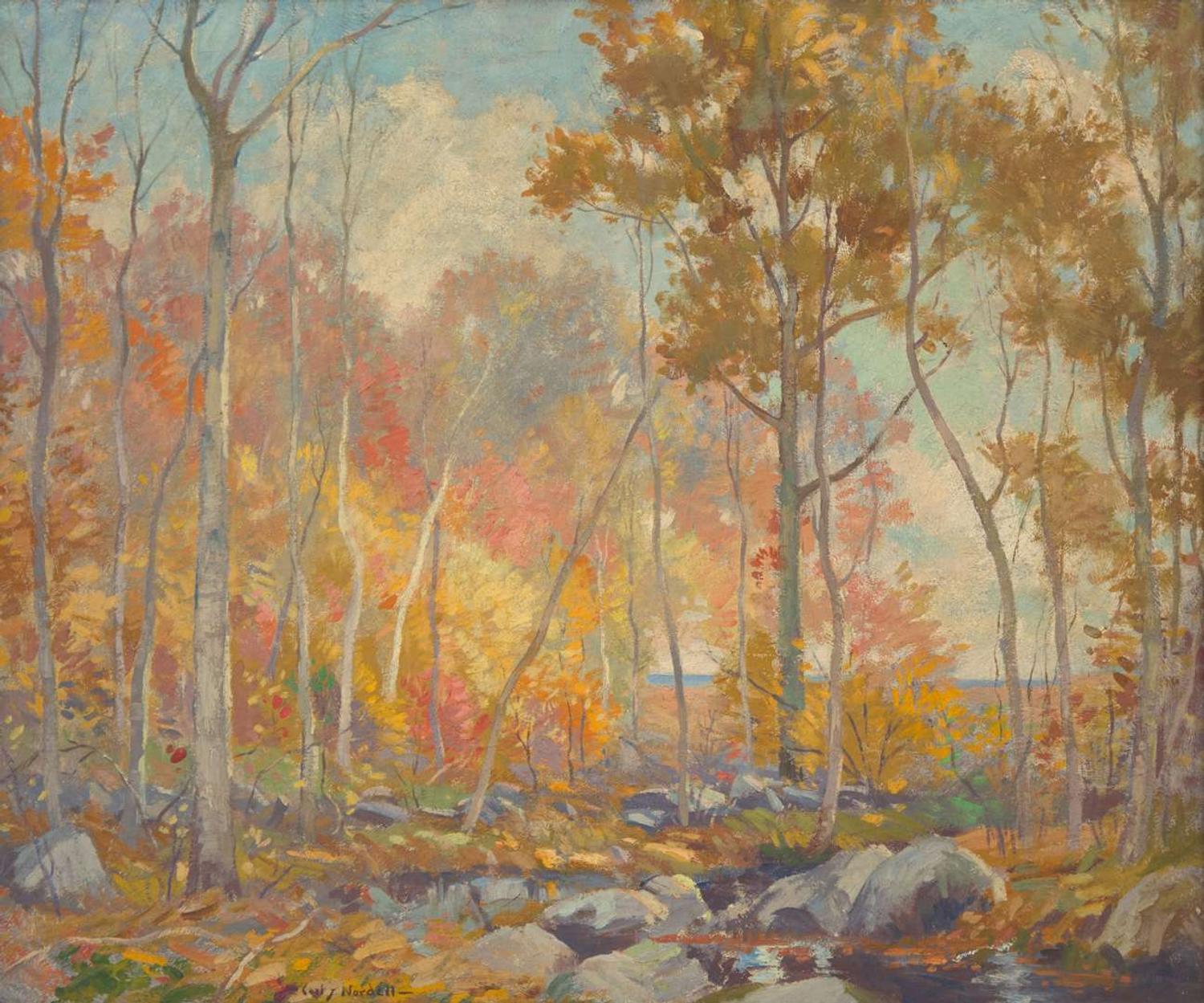 Carl Johan David Nordell (American/Danish, 1885–1957) - Untitled (Landscape)