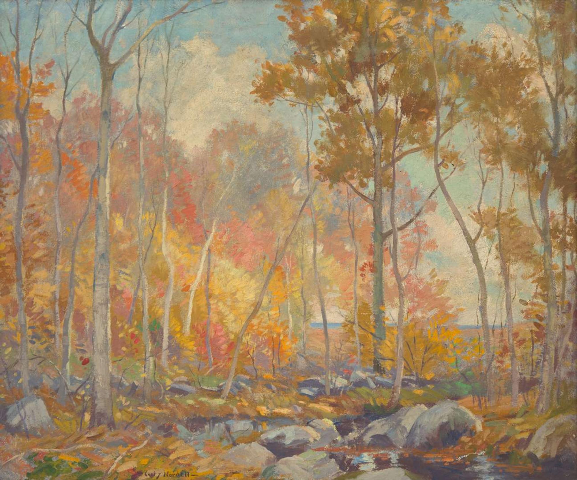 Carl Johan David Nordell (American/Danish, 1885–1957) - Untitled (Landscape)