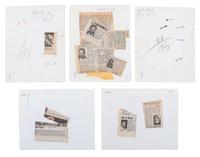 [MUSIC] -- [KING, B.B. (1925-2015)]. A group of 6 items related to B.B. King, highlighted by an autographed business card (“B.B. King”), and press photographs. Ca 1970s-80s.