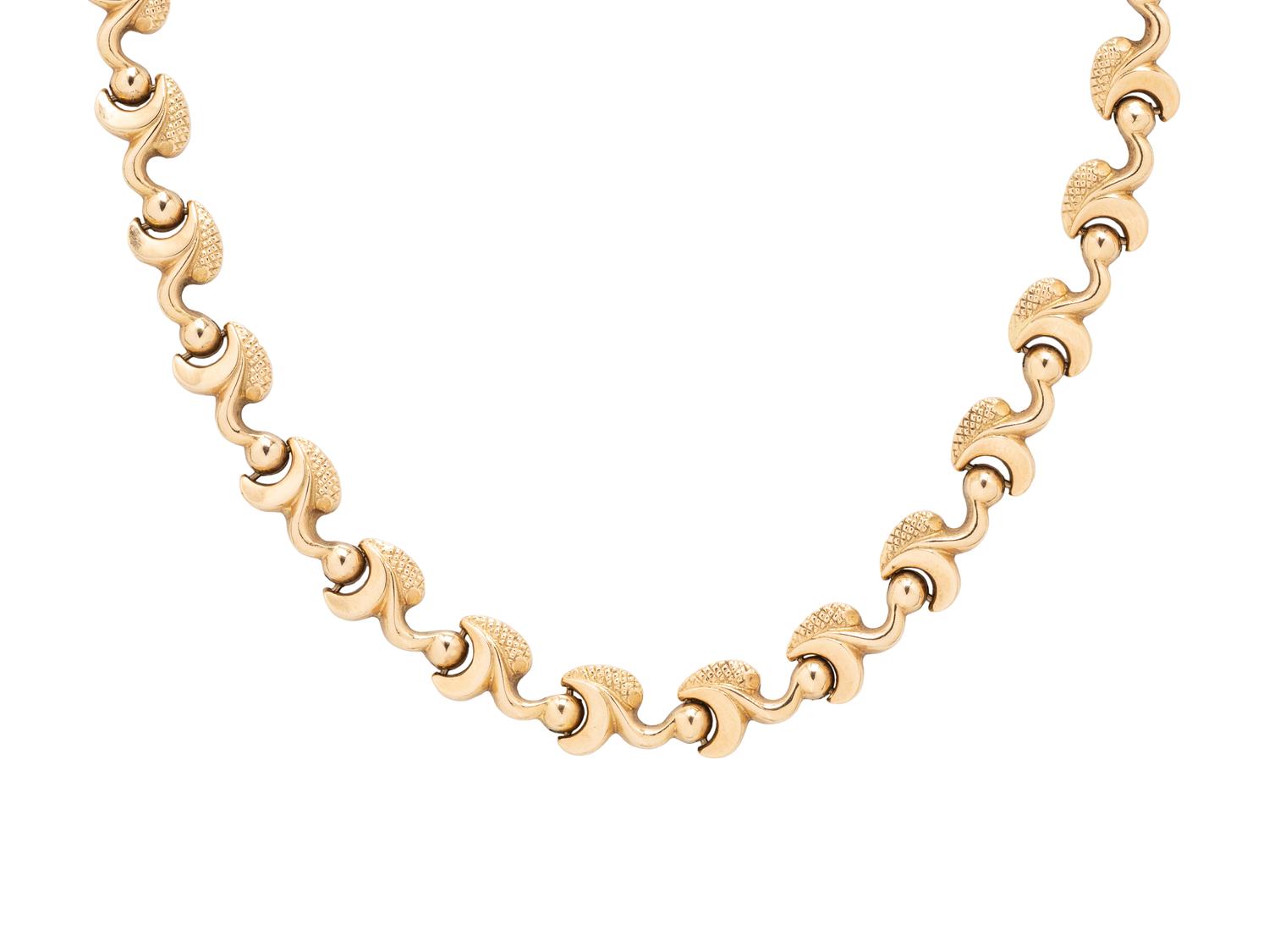 YELLOW GOLD NECKLACE