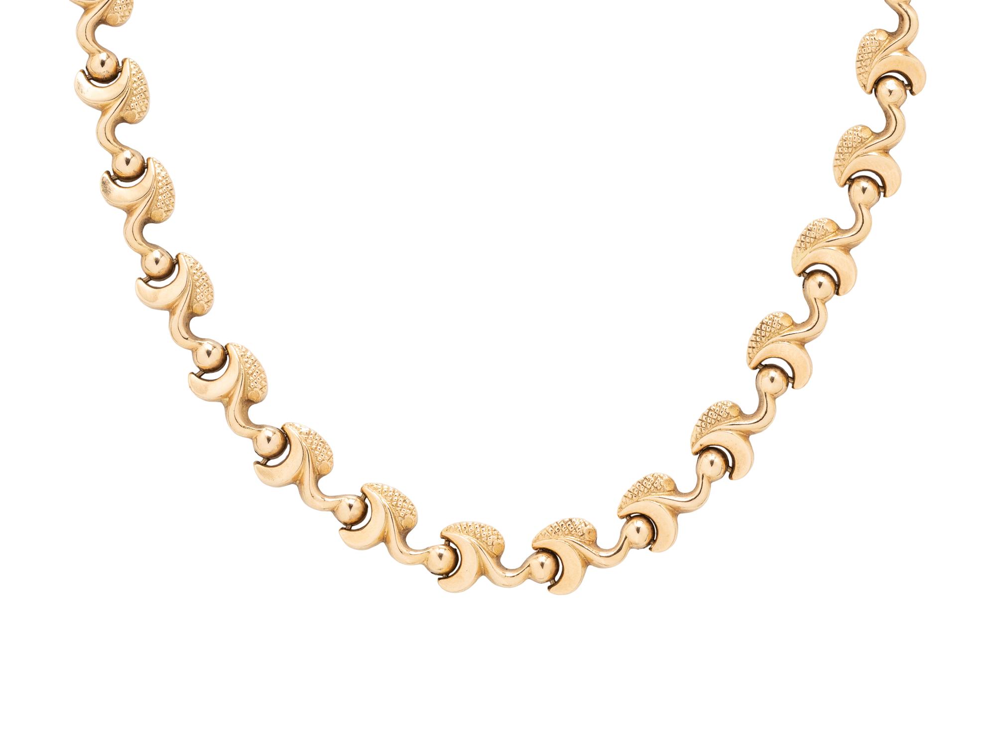 YELLOW GOLD NECKLACE