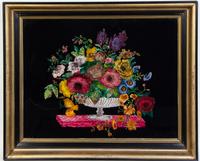 An English Reverse Painting on Glass Height 20 x width 25 3/4 inches. — 20TH CENTURY