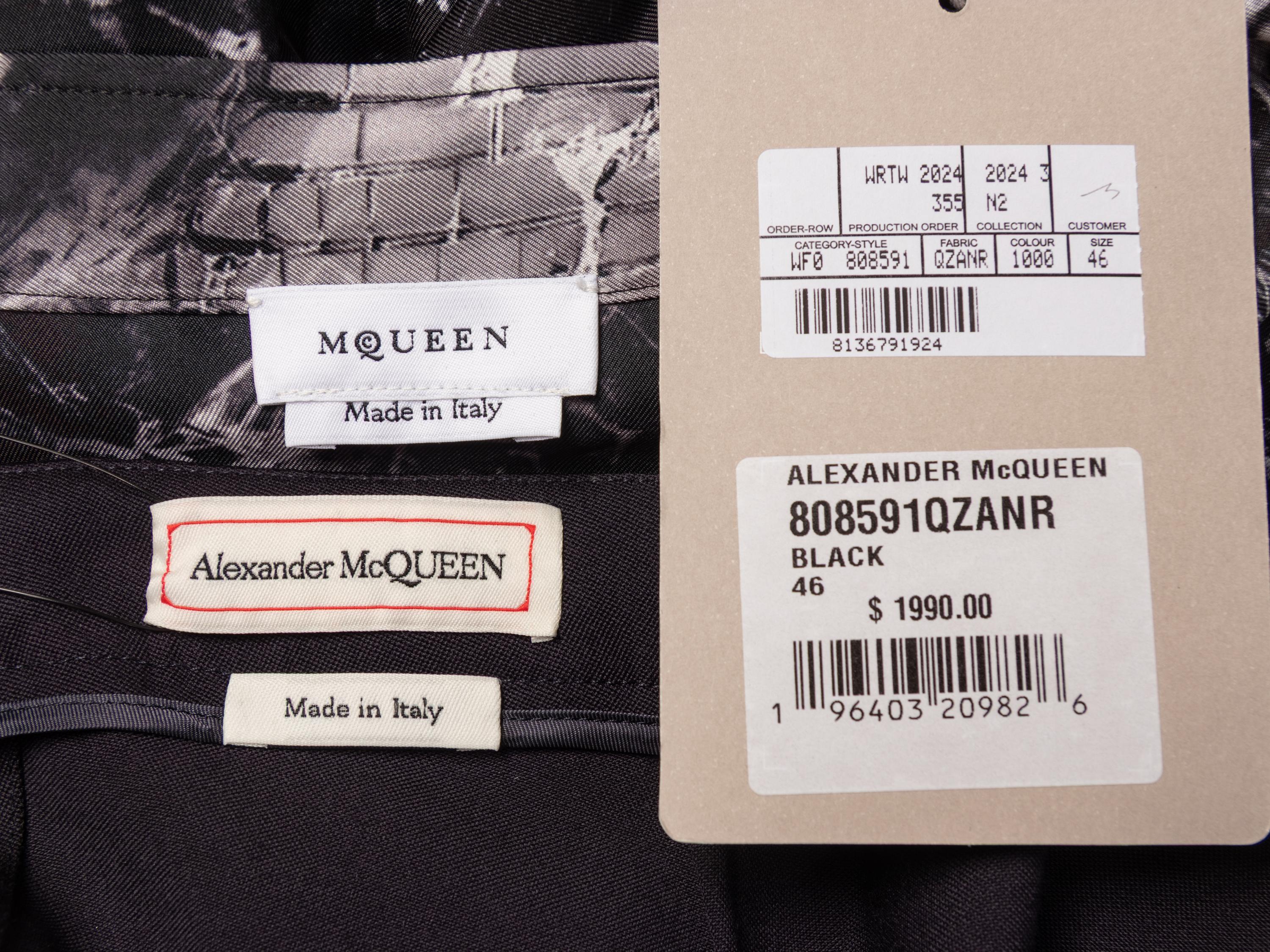 Alexander McQueen, Silk Tunic & Wool Trousers