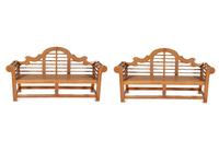 A Pair of Lutyen's Style Garden Benches — 20th Century