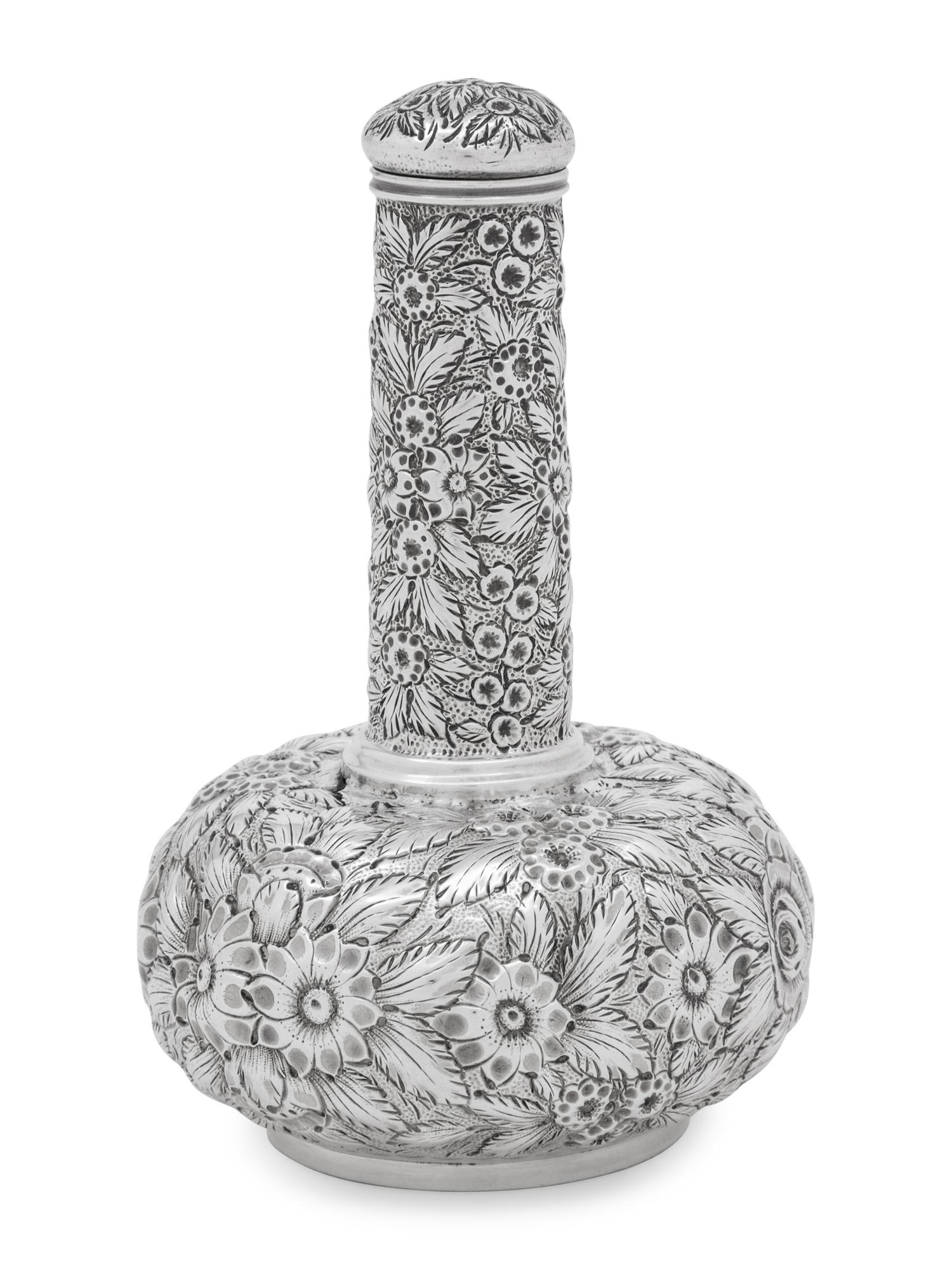 An American Silver Small Decanter
