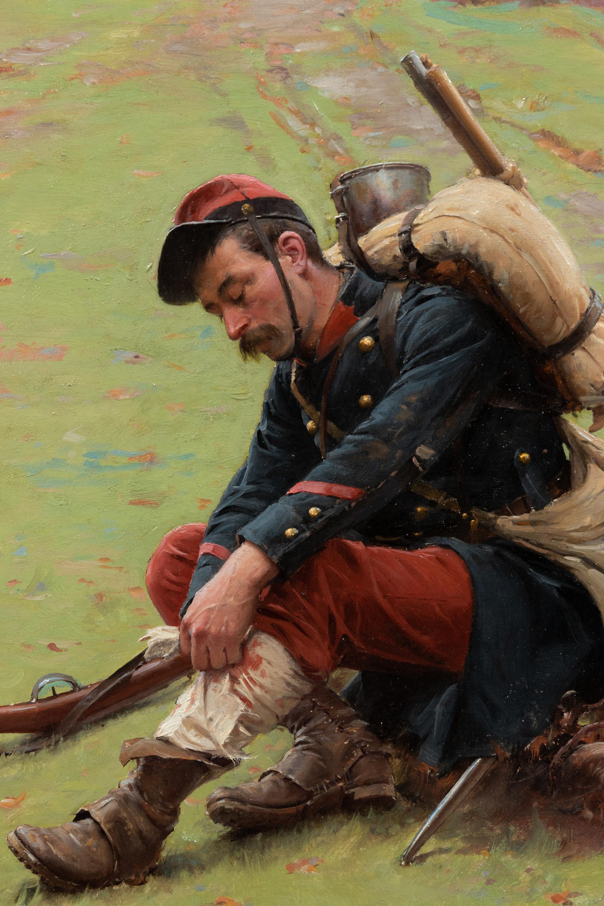 A Seated Foot Soldier