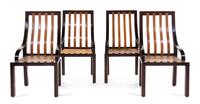 Set of Four Dining Chairs Probber Inc., USA