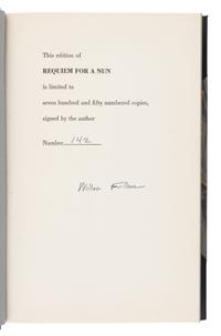 FAULKNER, William (1897-1962). Requiem for a Nun . New York: Random House, 1951.