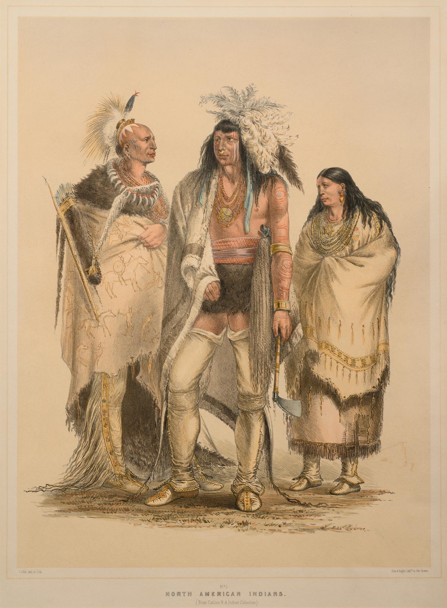 Two George Catlin Etchings