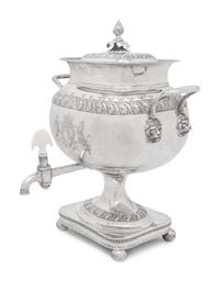 An Irish George III Silver Tea Urn