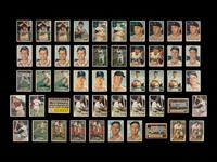 A Collection of 1957 Topps Baseball Cards Including Hall of Famers and Rookies (241)