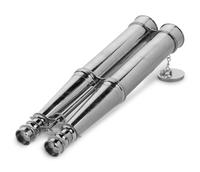 A Floor-Standing Nickel-Plated 'Admiral's' Binoculars