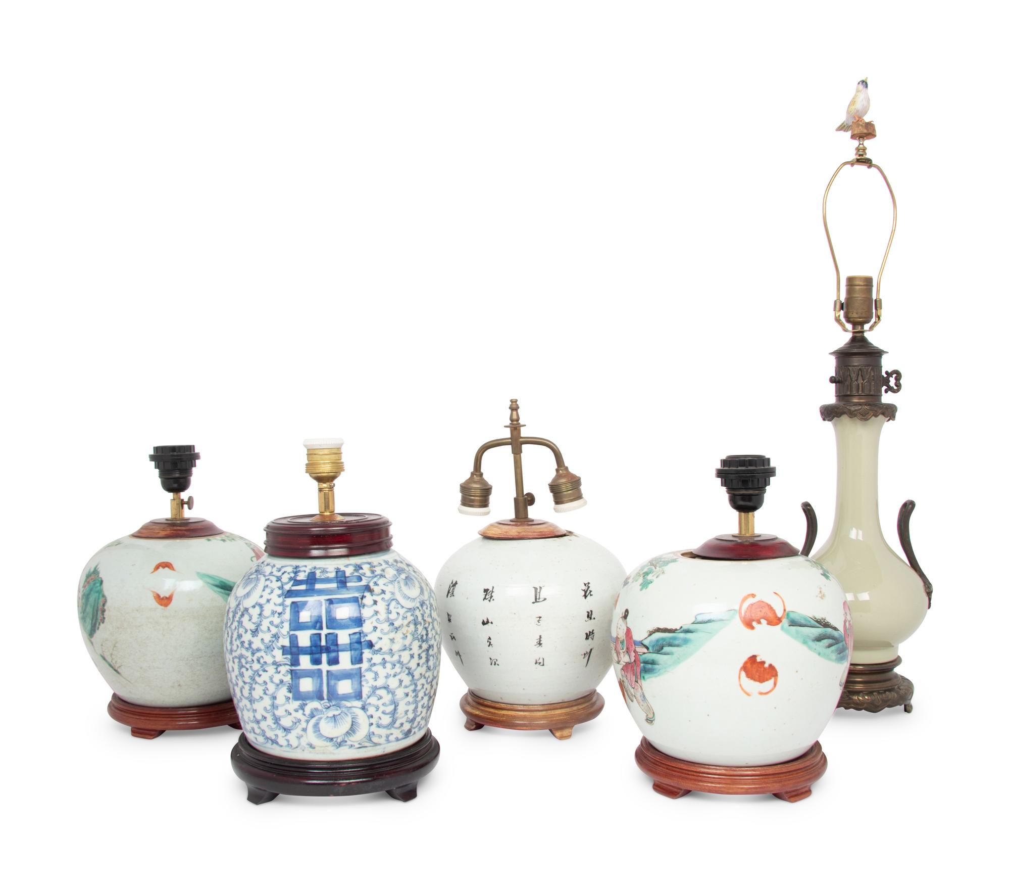 Five Chinese Porcelain Vessels