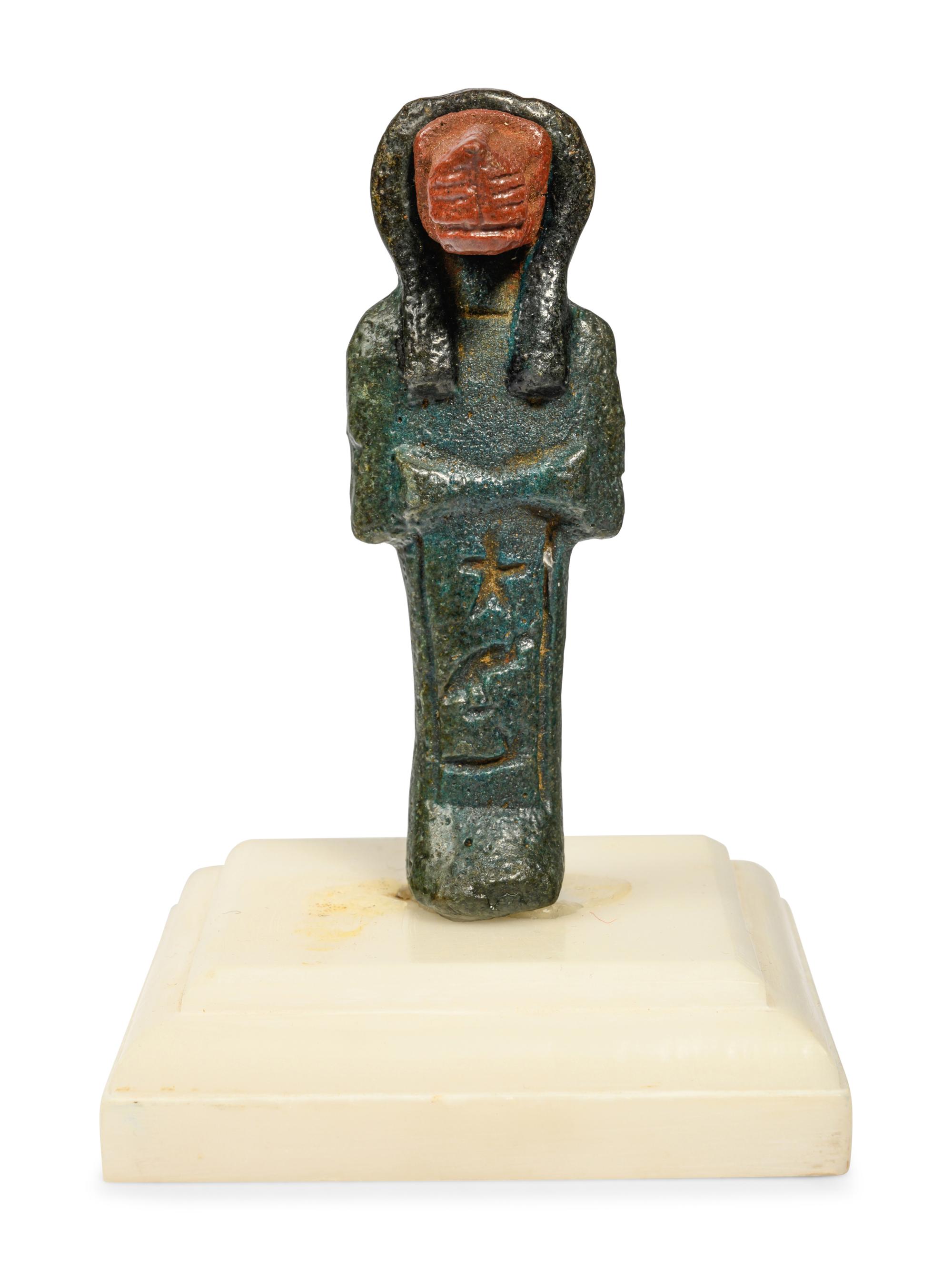An Egyptian Composite Faience Sekhmet