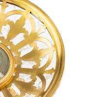 An English Gilt Brass and Cut Glass Centerpiece Bowl Retailed by Tiffany and Co.