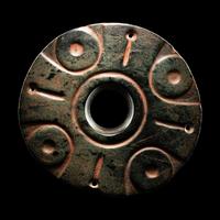 Two Maya Jade Earspools