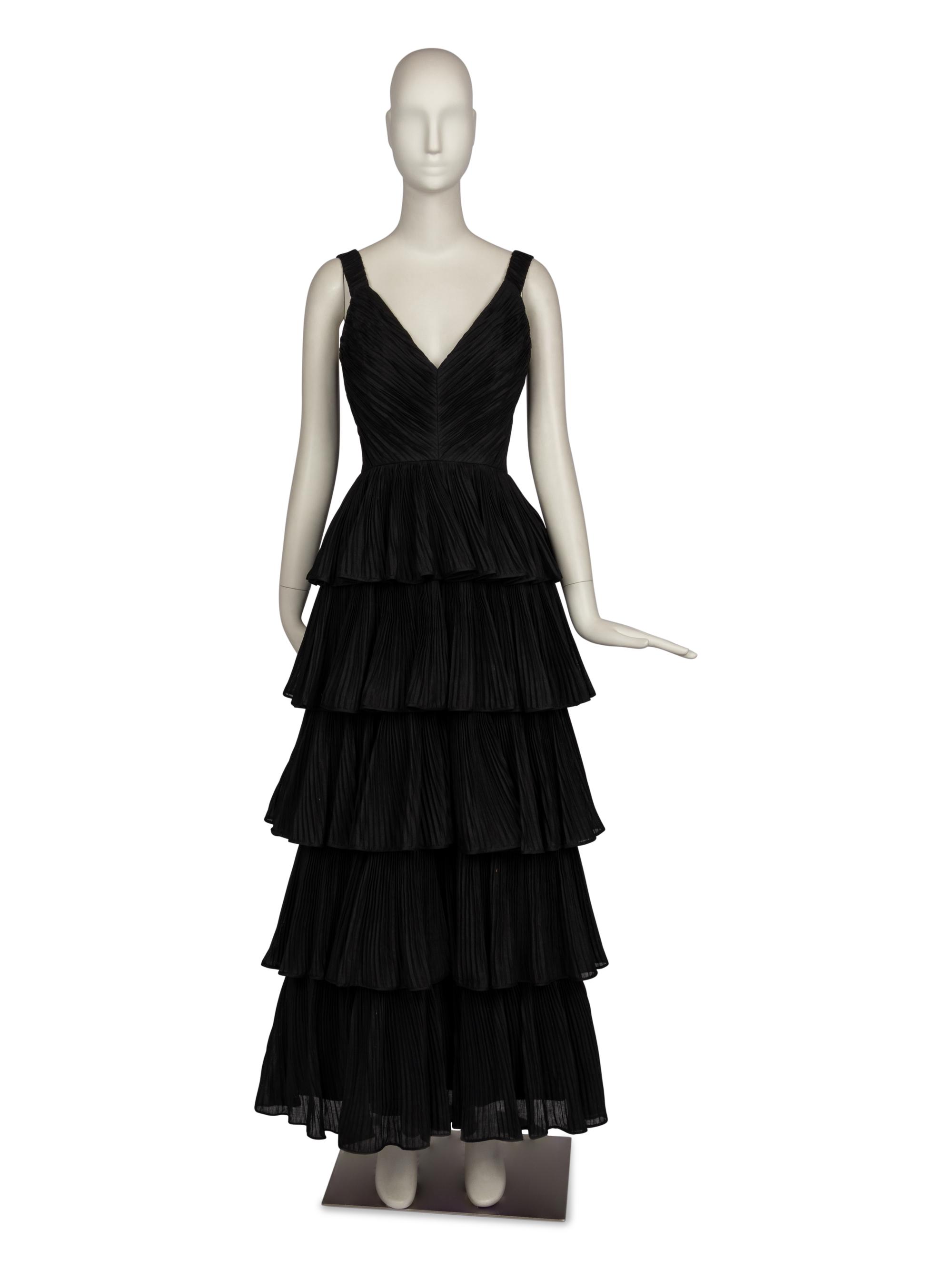 Sybil Connolly Black Dress, 1970s