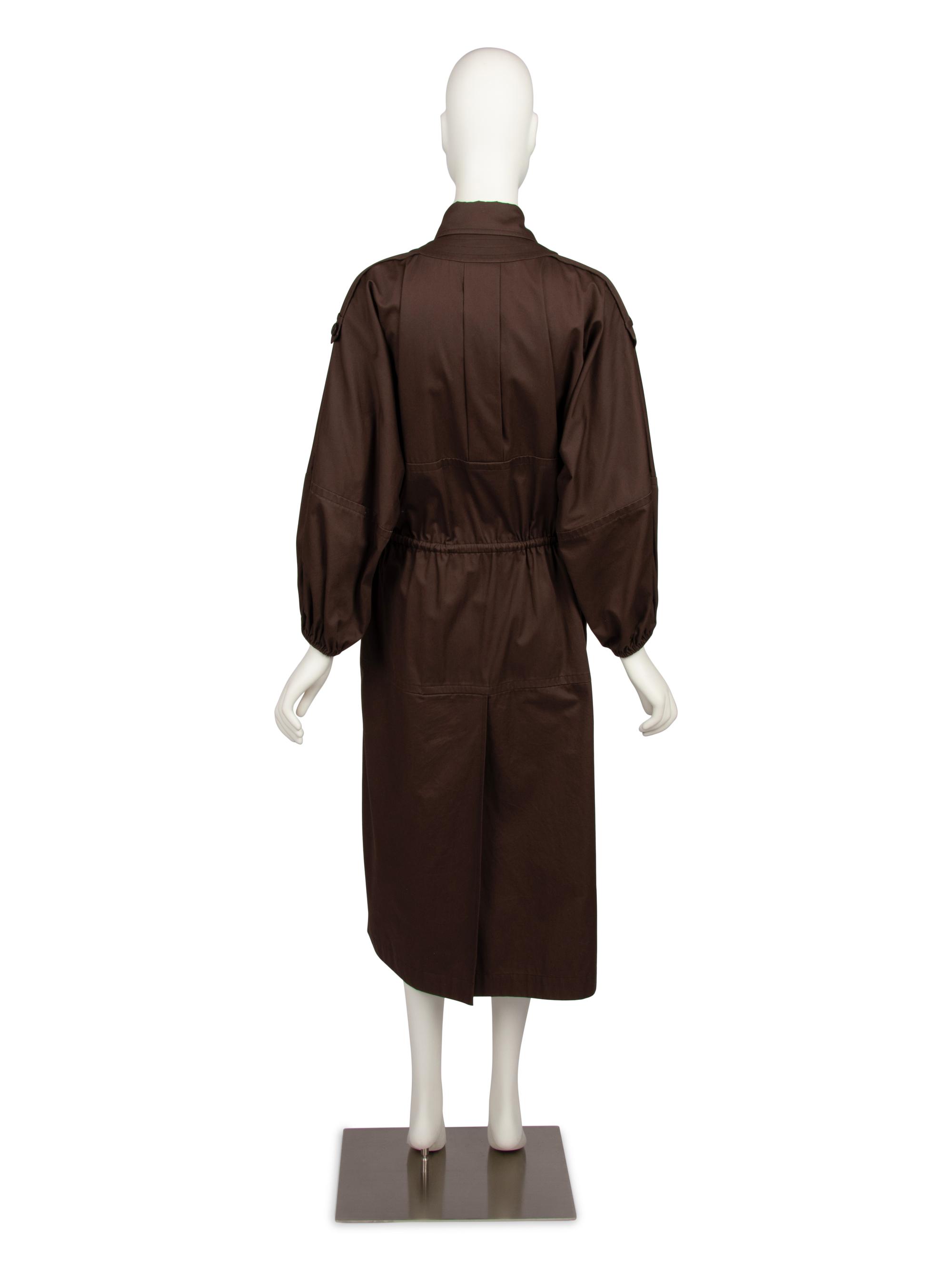 Saint Laurent Rive Gauche Safari Dress, 1980s