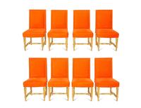 A Set of Eight Giltwood Dining Chairs