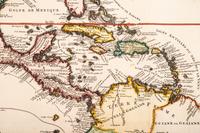 CHATELAIN, Henri Abraham (1684-1743). Carte Tres Curieuse de la Mer du Sud. Contenant des Remarques Nouvelles et Tres Utiles non Seulement sur les Ports et Iles de Cette Mer . Amsterdam, 1719.