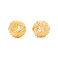 TIFFANY & CO., SCHLUMBERGER, YELLOW GOLD AND DIAMOND 'TAJ MAHAL' CUFFLINKS