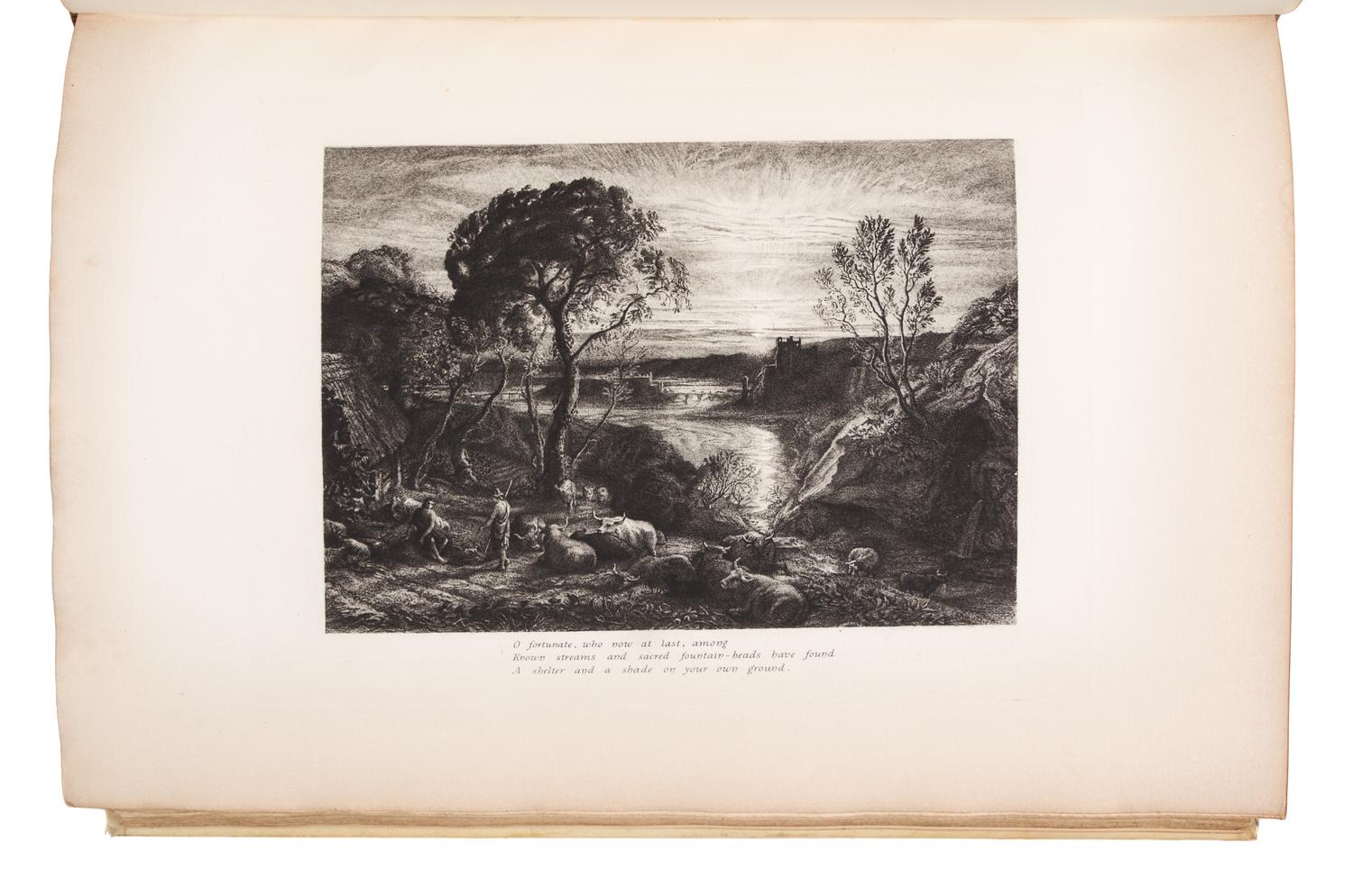 PALMER, Samuel (1805-1881). An English Version of the Eclogues of Virgil. London: Seeley & Company, 1883.