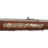 Contemporary Flintlock Rifle in the Style of an Elizabethan Carbine by John B. Derrick (American, b.1936)