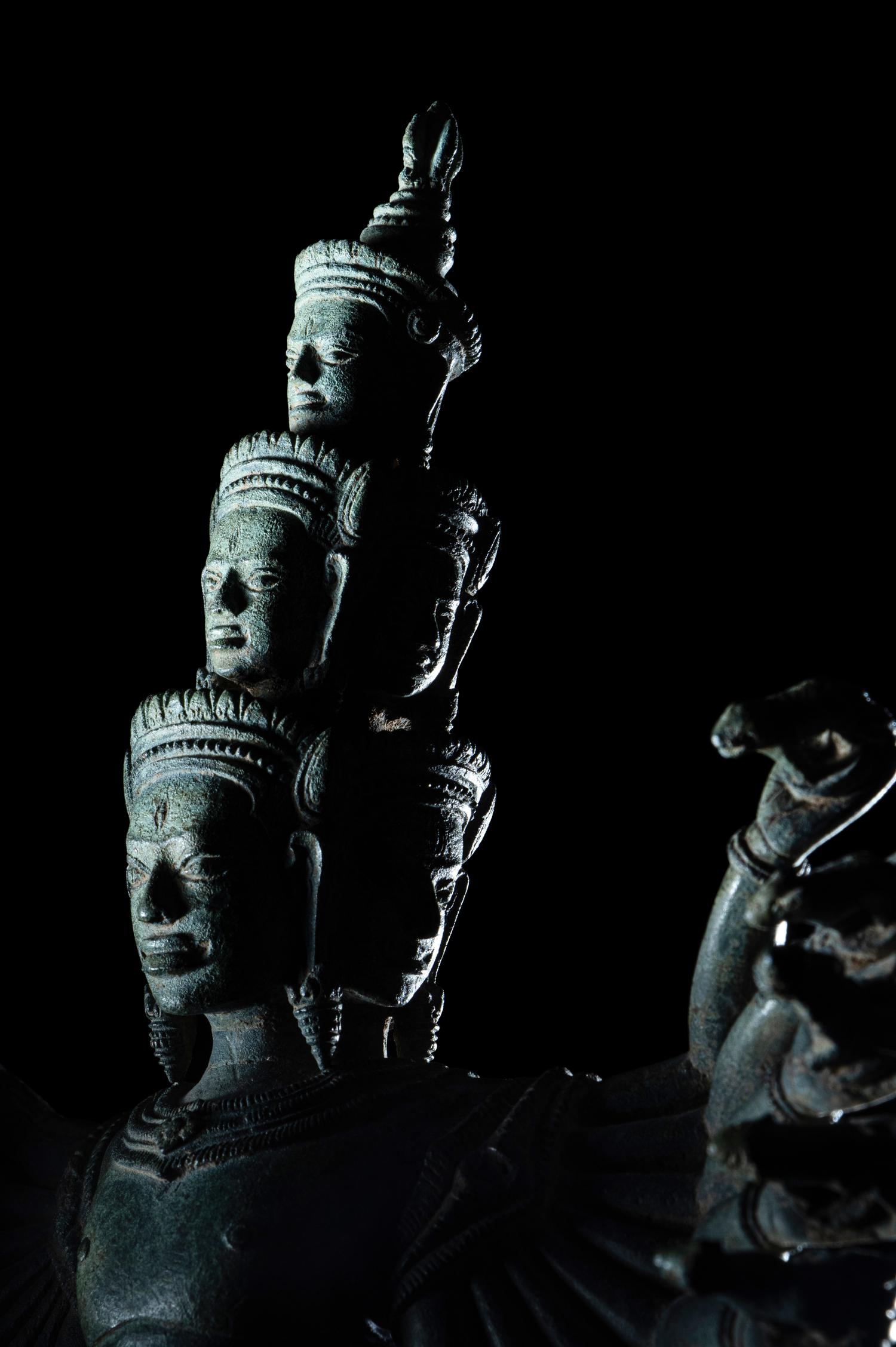 A Khmer Bronze Figure of Dancing Hevajra
