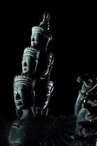 A Khmer Bronze Figure of Dancing Hevajra
