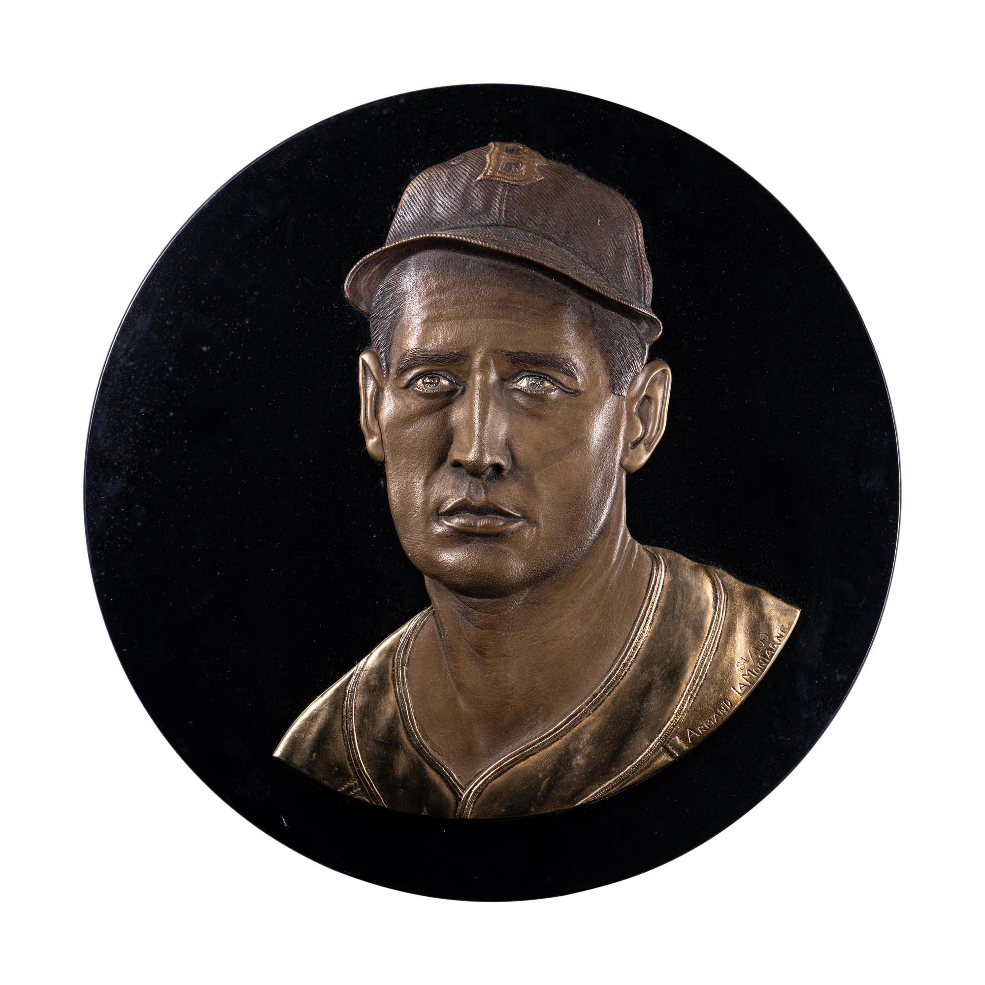 A Limited Edition Armand LaMontagne Ted Williams Bronze Sculpture,