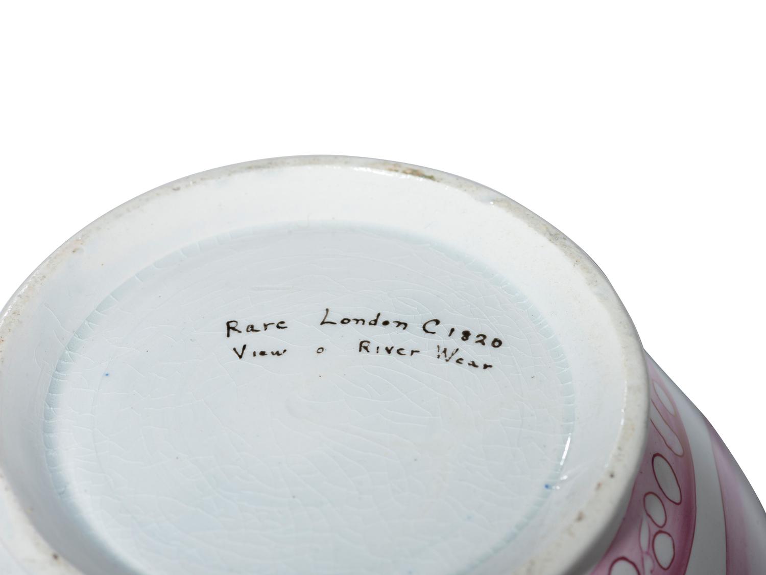 A Pair of Sunderland Luster Inscribed Jugs, Possibly for Marriage